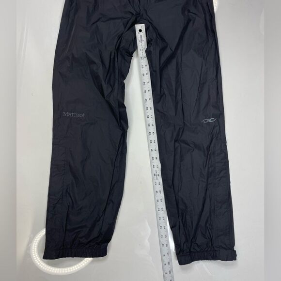 Marmot Track Pants Women Small Black Nylon Ankle Zipper - Picture 14 of 15